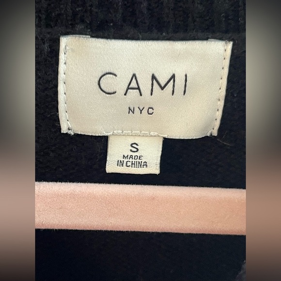 Cami NYC 100% Merino Wool Lulie Sweater With Crystal Bow Details - Picture 7 of 14